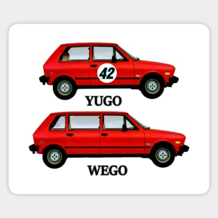 YUGO WEGO Sticker